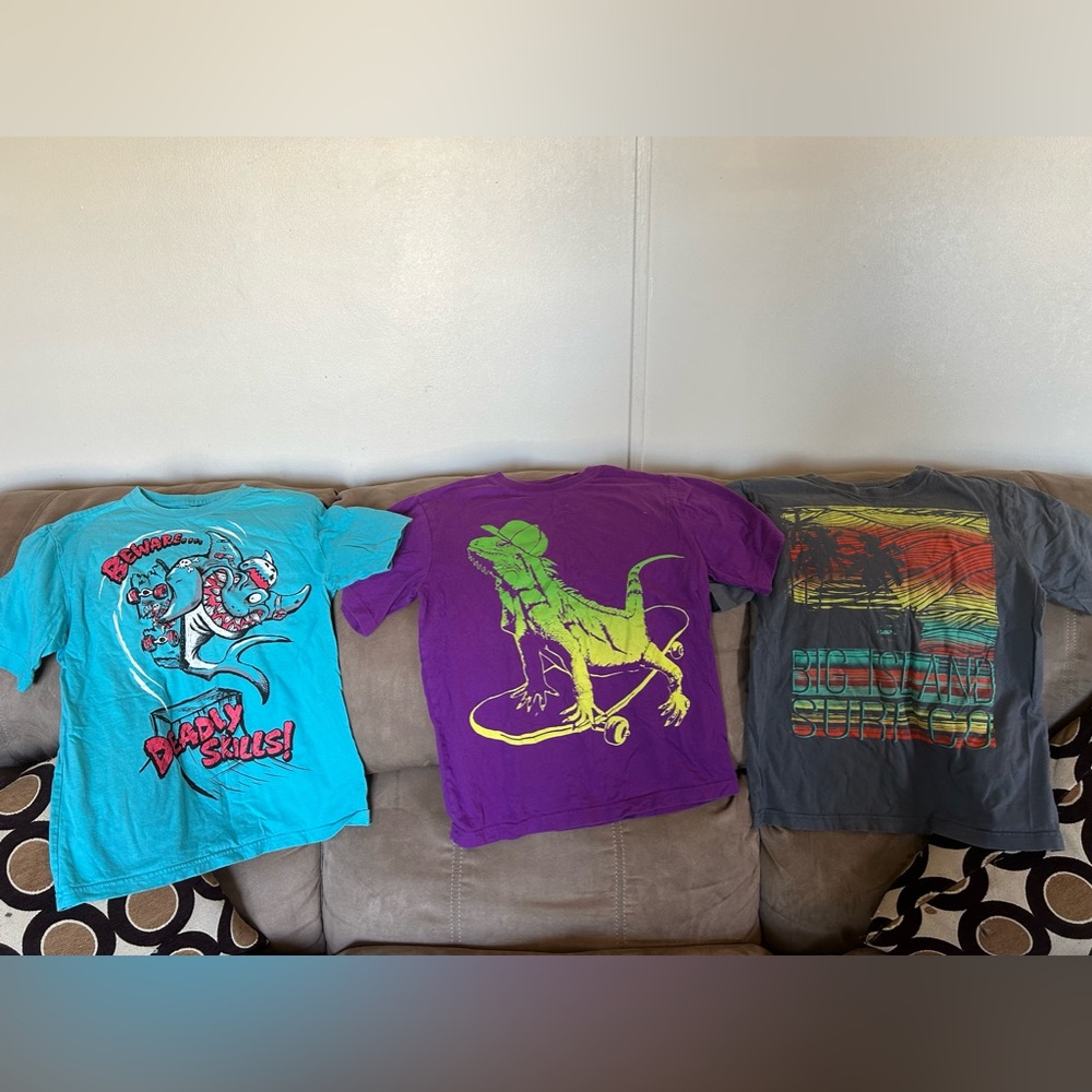 Boys lot of tshirts large 10/12